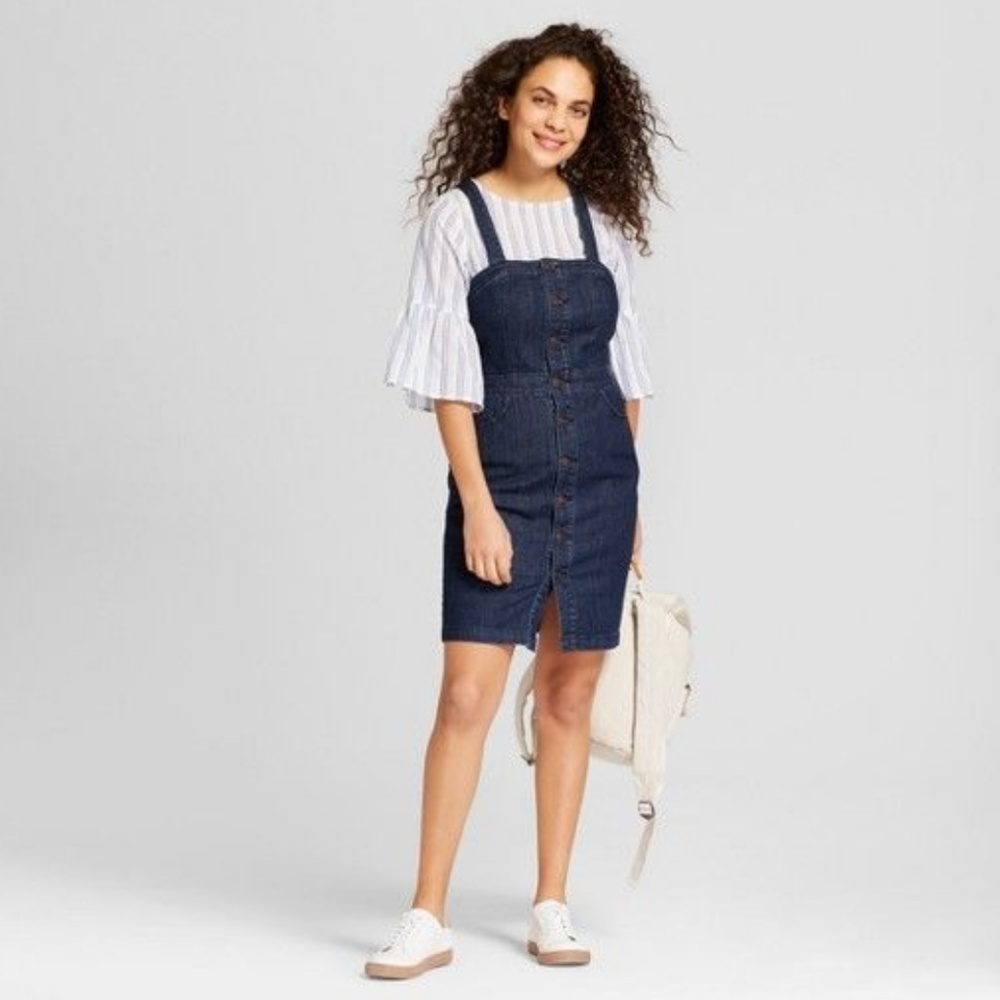 NWT never worn apron denim dress